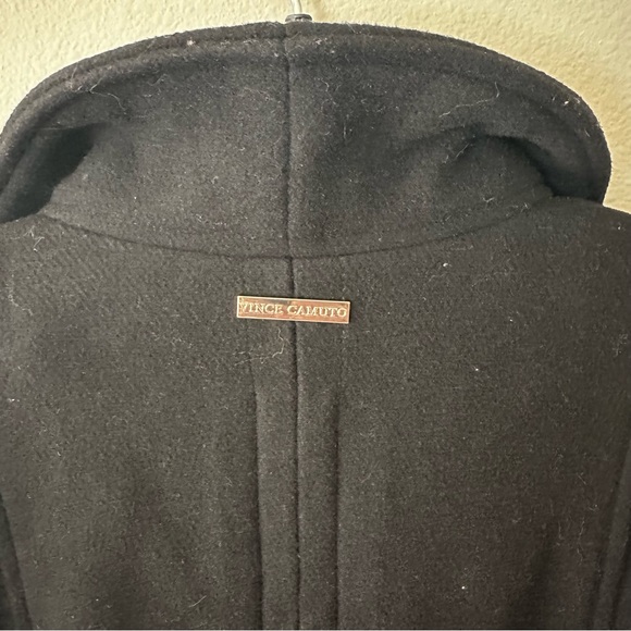 Vince Camuto Fall/Winter Wool Trench Coat Black Size XS - Picture 3 of 11